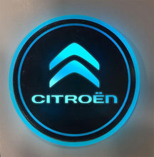 Load image into Gallery viewer, 7 Colors Led Changing USB Charging Car Logo Cup Lights up Holder
