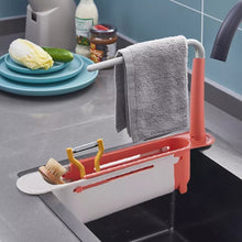 Load image into Gallery viewer, Updated Telescopic Sink Storage Rack
