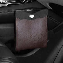 Load image into Gallery viewer, Waterproof Car Leather Trash Can
