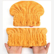Load image into Gallery viewer, Super Absorbent Hair Towel Wrap for Wet Hair
