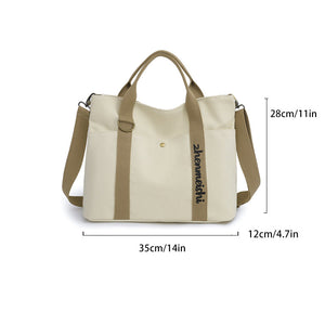 Printed Letter Crossbody Bag