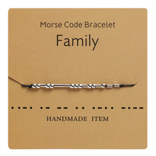 Load image into Gallery viewer, Morse Code Couple Bracelet
