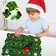 Load image into Gallery viewer, Children&#39;s Educational Puzzle Railway Car Playset

