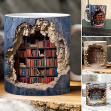 Load image into Gallery viewer, 3D Bookshelf Mug
