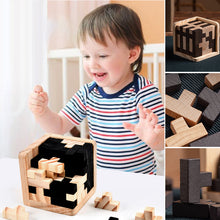 Load image into Gallery viewer, Wooden Intelligence Toy Brain Teaser Game
