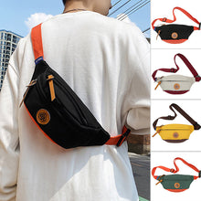 Load image into Gallery viewer, Trendy Color Contrast Messenger Chest Bag
