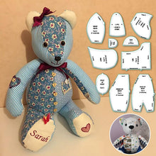 Load image into Gallery viewer, DIY Memory Bear Template Ruler Set
