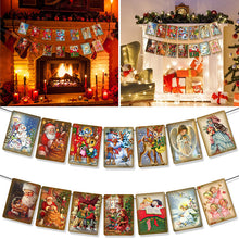 Load image into Gallery viewer, Vintage Style Christmas Banner

