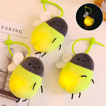 Load image into Gallery viewer, Interactive Firefly Plush Keychain

