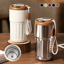 Load image into Gallery viewer, Coffee Thermos With Temperature Display
