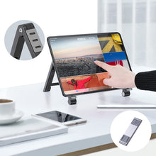 Load image into Gallery viewer, Portable Aluminum Foldable Laptop Stand
