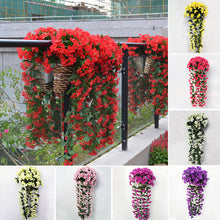 Load image into Gallery viewer, Vivid Artificial Hanging Orchid Bunch
