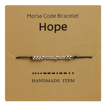 Load image into Gallery viewer, Morse Code Couple Bracelet
