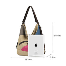 Load image into Gallery viewer, Canvas Casual Outdoor Double Shoulder Backpack
