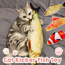 Load image into Gallery viewer, Catnip fish toy
