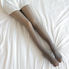 Load image into Gallery viewer, Flawless Legs Fake Translucent Warm Plush Lined Elastic Tights
