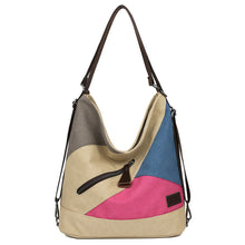 Load image into Gallery viewer, Canvas Casual Outdoor Double Shoulder Backpack
