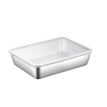 Load image into Gallery viewer, Stainless Steel Square Plate (With Lid)
