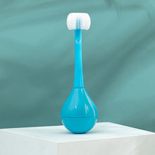 Load image into Gallery viewer, Three-sided Children&#39;s Toothbrush
