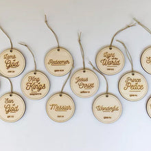 Load image into Gallery viewer, Names Of Jesus Christ Ornaments
