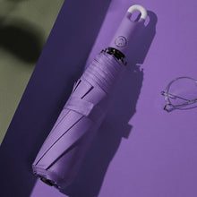 Load image into Gallery viewer, Three-Fold Self Opening And Retracting Umbrella With Buckle
