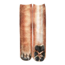 Load image into Gallery viewer, 3D Print Novelty Animal Paw Socks
