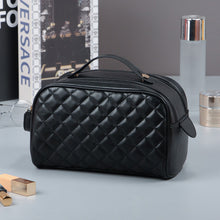 Load image into Gallery viewer, Quilted Plaid Cosmetic Bag
