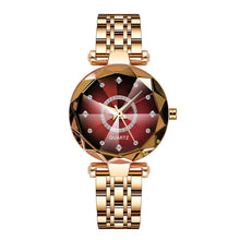 Load image into Gallery viewer, Starry Diamond Dial Ladies Waterproof Watch
