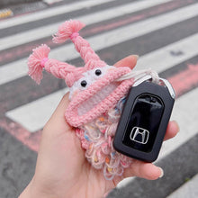 Load image into Gallery viewer, Handmade Crochet Key Case/Holder 
