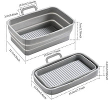 Load image into Gallery viewer, Foldable Air Fryer Silicone Baking Tray
