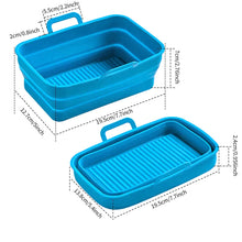 Load image into Gallery viewer, Foldable Air Fryer Silicone Baking Tray
