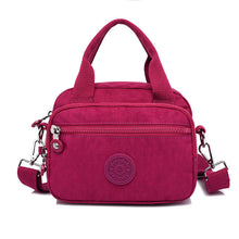 Load image into Gallery viewer, Functional Multi-Compartment Solid Color Handbag
