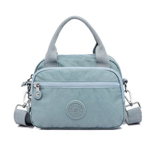Load image into Gallery viewer, Functional Multi-Compartment Solid Color Handbag
