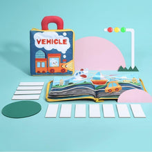 Load image into Gallery viewer, Early Education 3D Cloth Book
